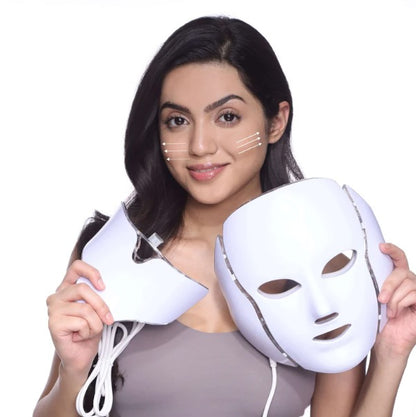 LED LIGHT THERAPY FACE & NECK MASK